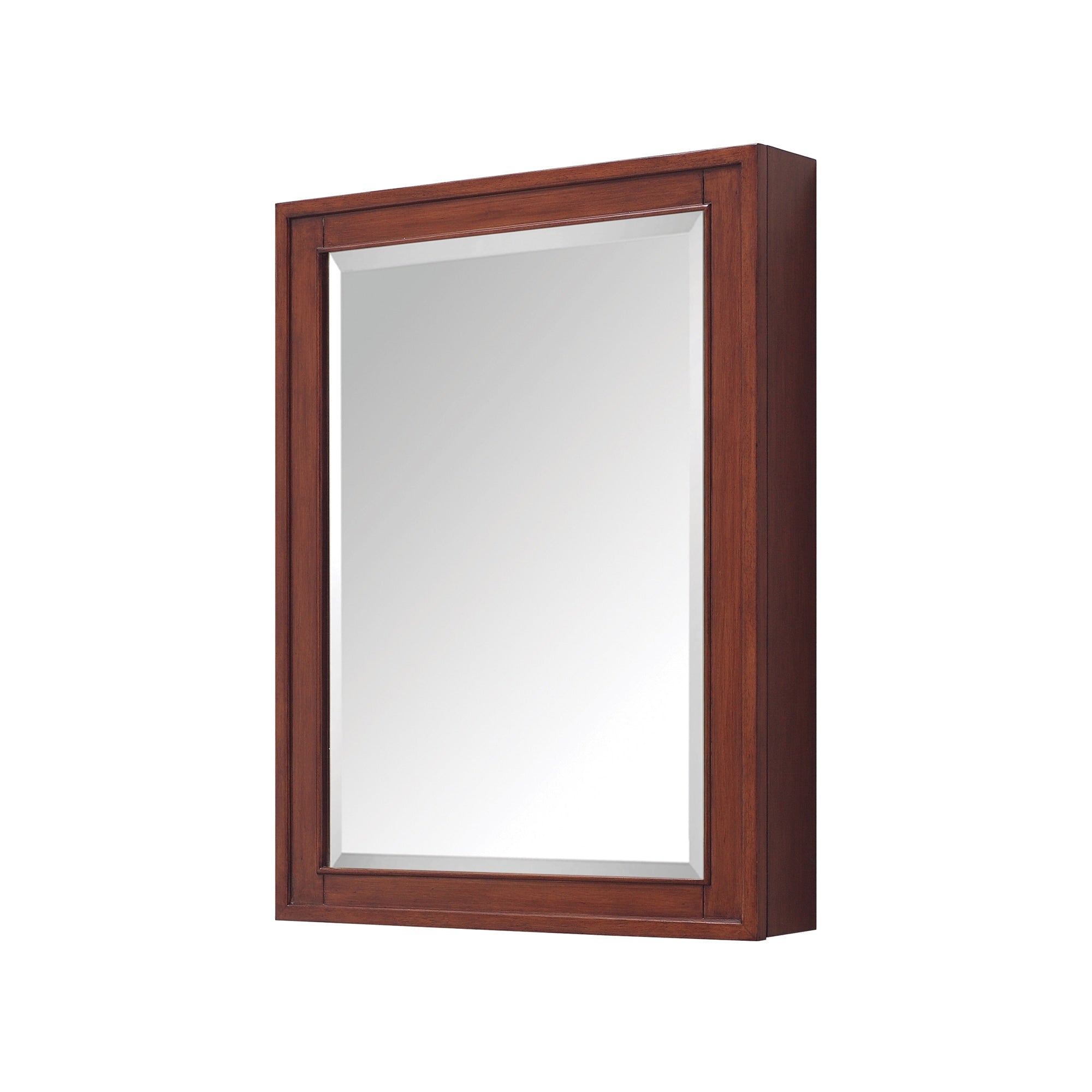 Avanity Madison 24 Inch Mirror Cabinet In A Tobacco Finish 24 W X 32 H