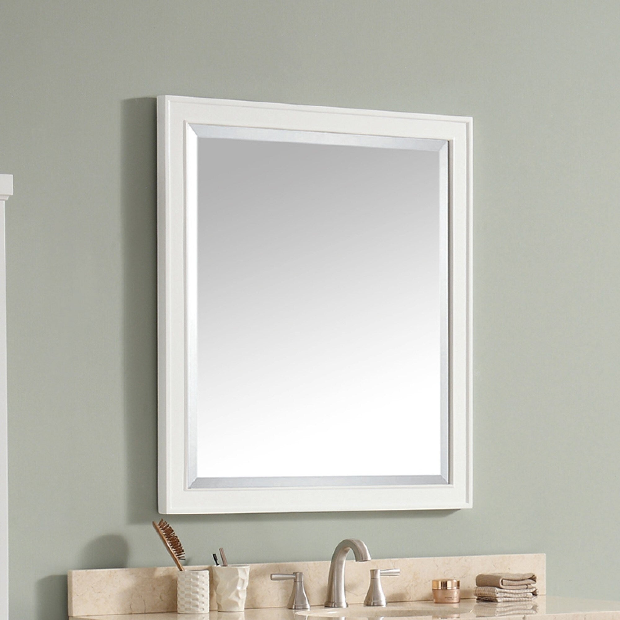 Avanity Madison 36 In. Wall Mirror White 36 W X 32 H