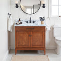 Avanity Madison 36 Inch Single Vanity In Tobacco Finish With Sink And Top