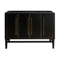 Avanity Mason 48 In. Bath Vanity Cabinet Only In Black