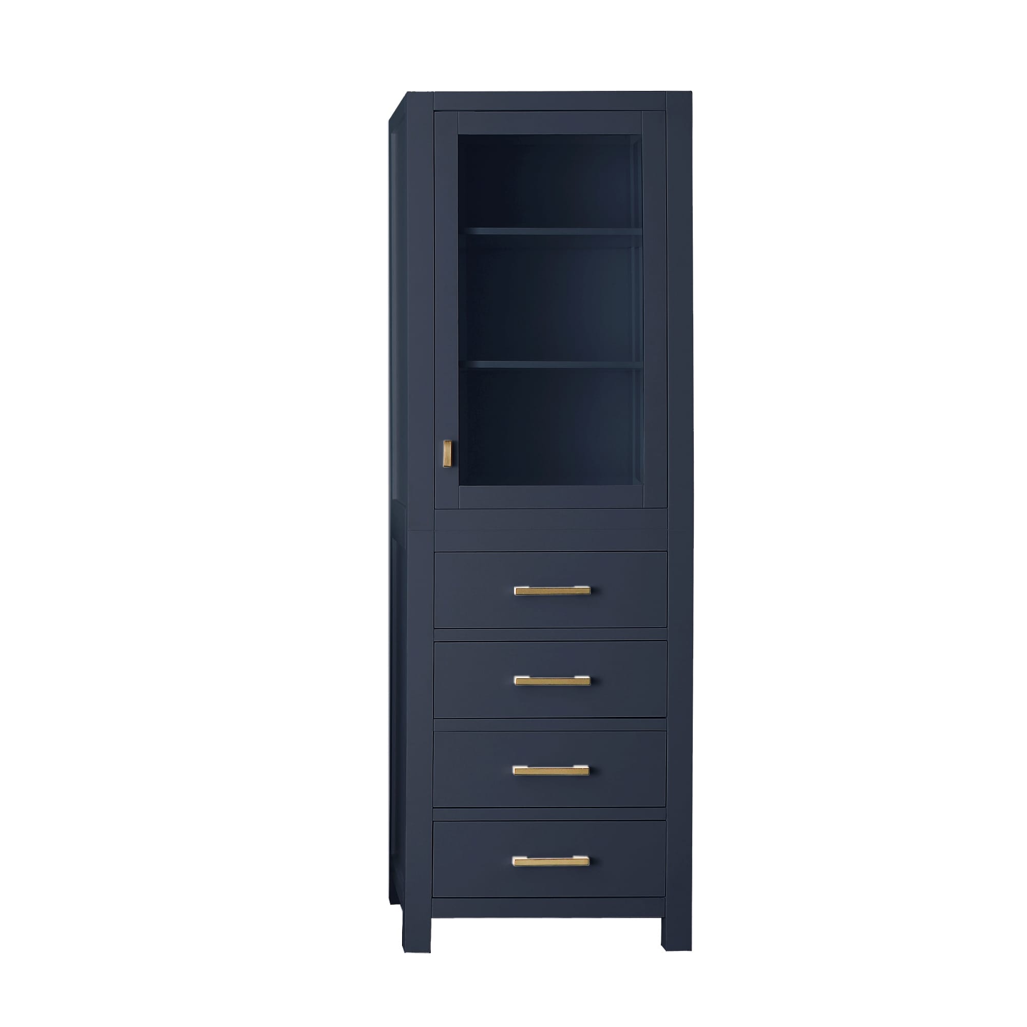 Avanity Modero 24 Inches Chilled Grey Linen Tower 24 W X 71 H