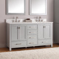 Avanity Modero 60 Inch Chilled Grey Double Vanity Combo