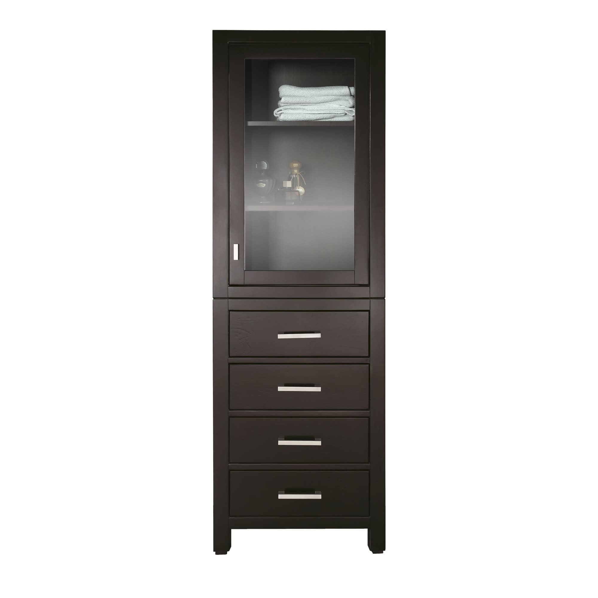 Avanity Modero Lt24 Modero 71 Wood Free Standing Bathroom Linen Tower