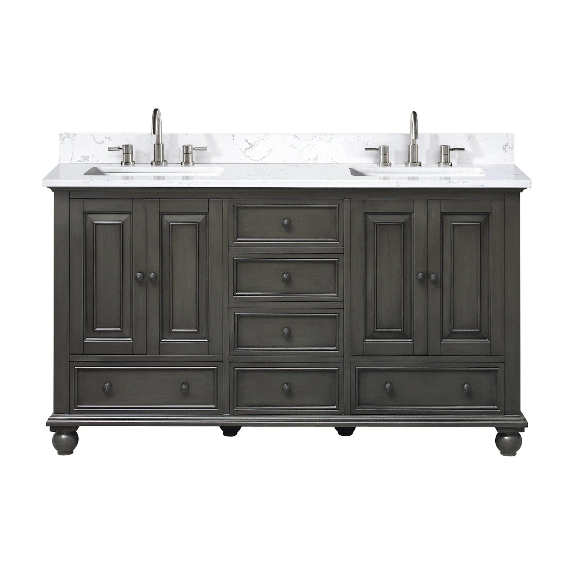 Avanity Thompson Vs61 E Thompson 60 Free Standing Double Basin Vanity