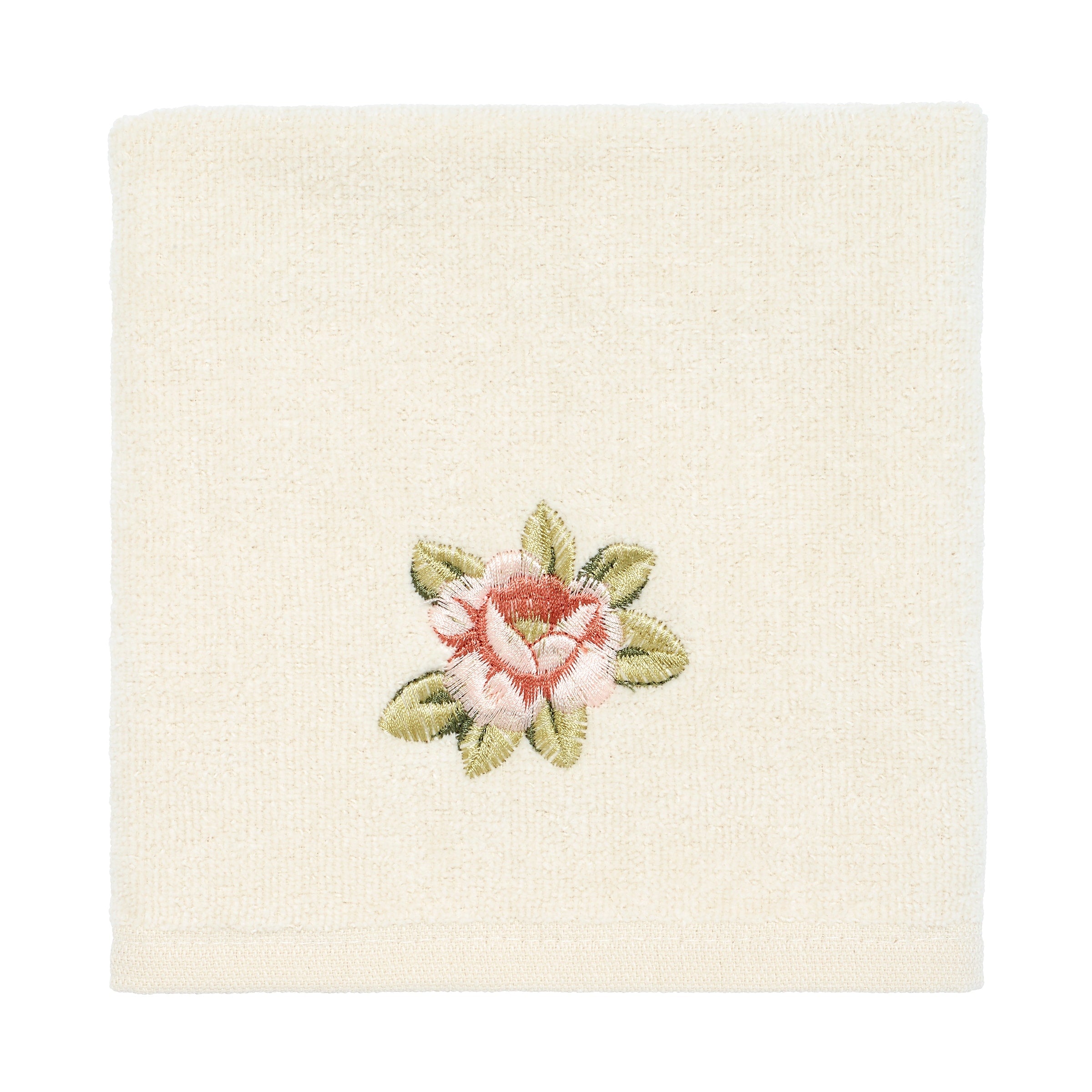 Rosefan Washcloth