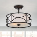 Avara 2 Light Semi Flush