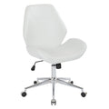 Osp Home Furnishings Ave Six Chatsworth Faux Leather Office Chair With Chrome Base