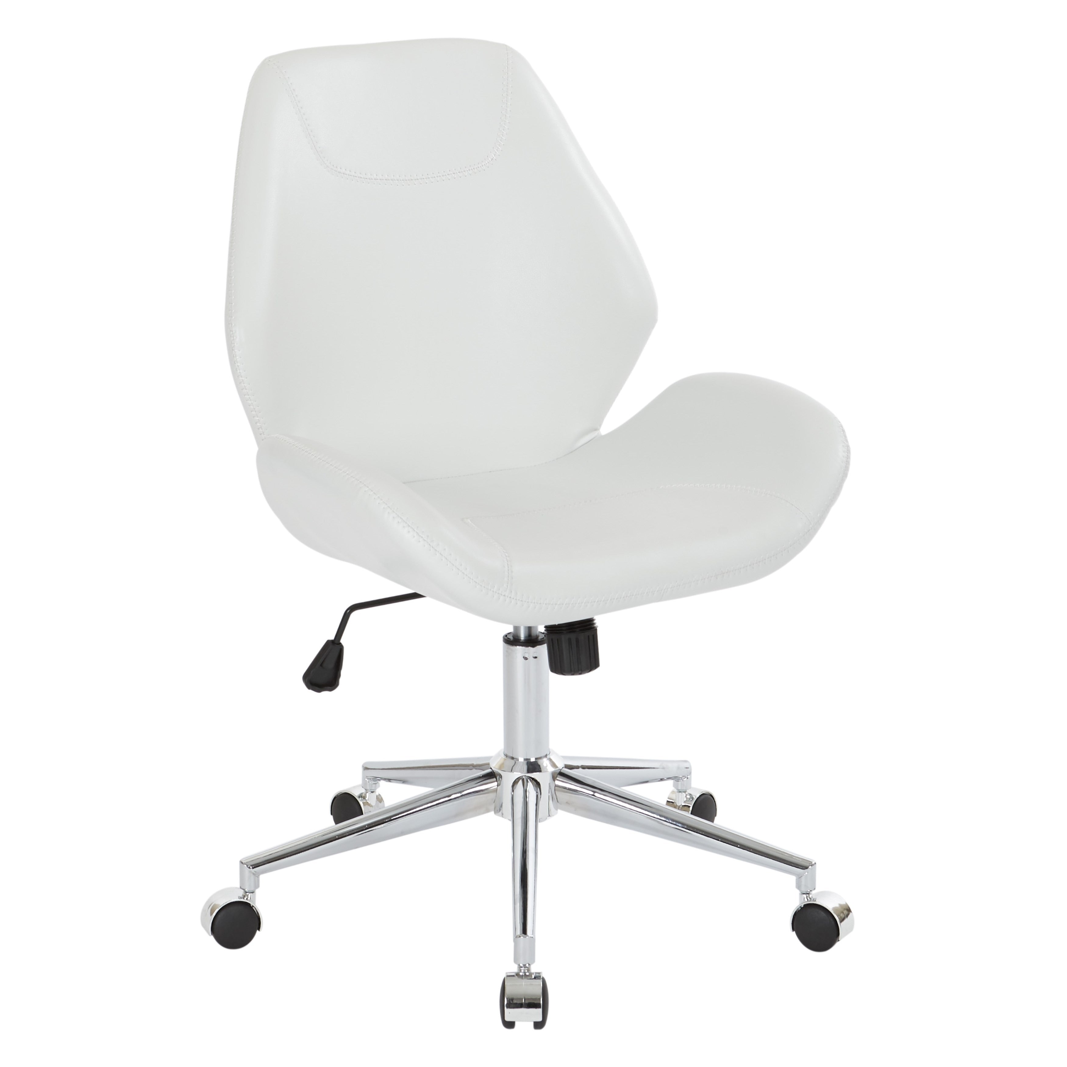 Osp Home Furnishings Ave Six Chatsworth Faux Leather Office Chair With Chrome Base