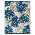 Avenue 33 Fosel Solin Ivory Blue 710 X10 Area Rug By Gertmenian 8 X 10 Surplus
