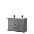 Avery 48 Inch Double Vanity Cultured Marble Top