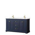Avery 60 Inch Double Vanity Cultured Marble Top