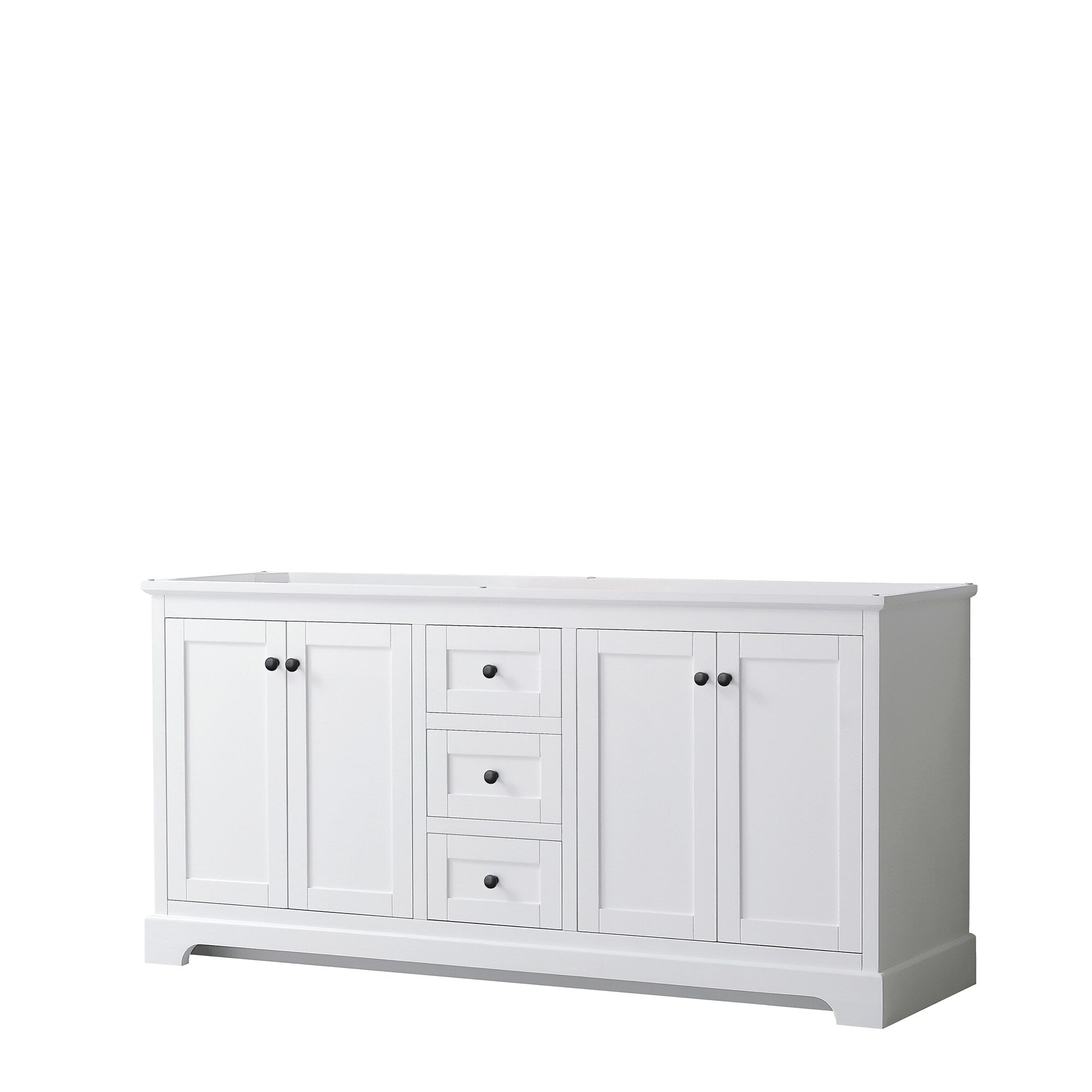 Avery 72 Inch Double Vanity No Top No Sinks No Mirror