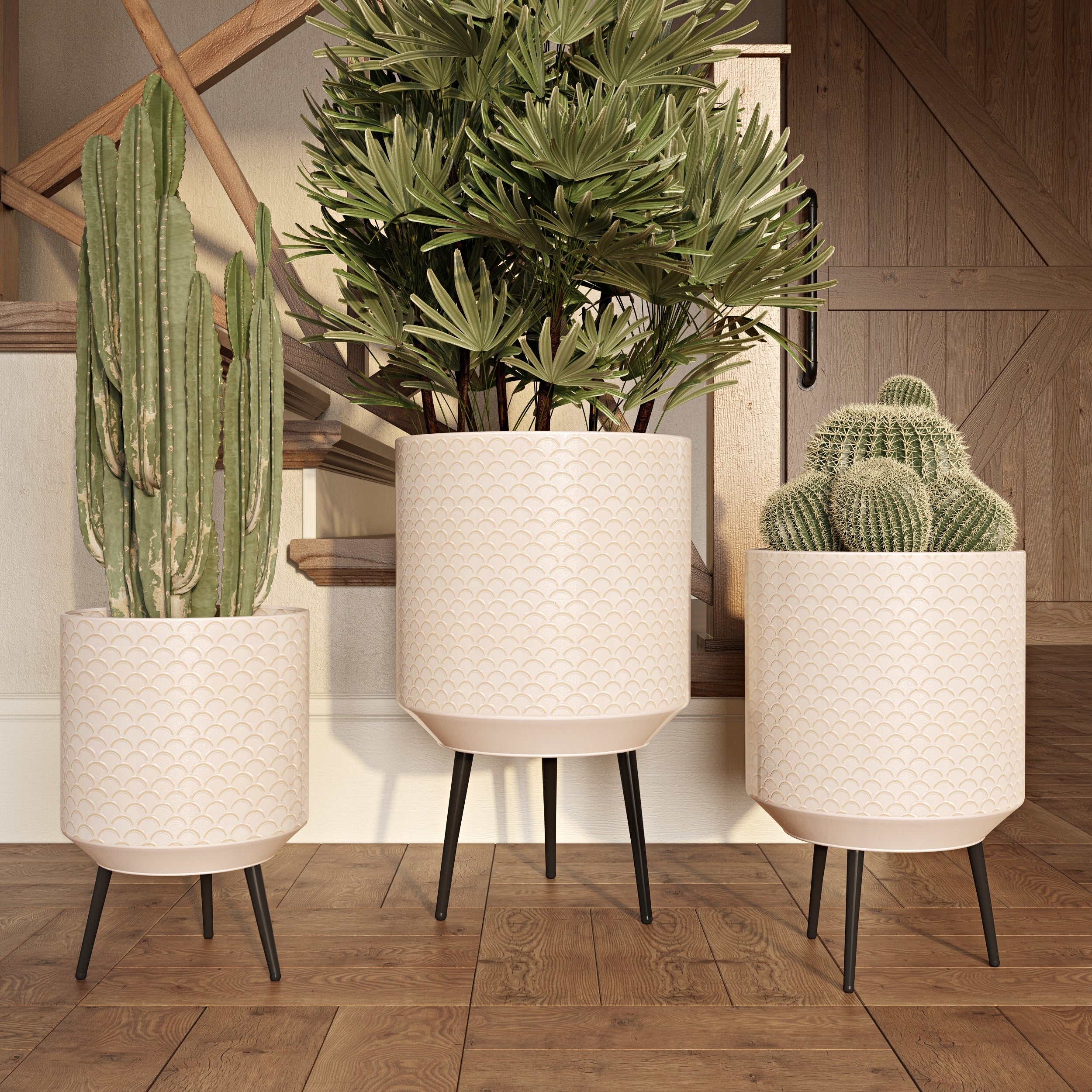Avery Modern Planters Set Of 3