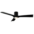 Aviator 54 Inch Three Blade Indoor Outdoor Smart Flush Mount Ceiling Fan With Six Speed Dc Motor.