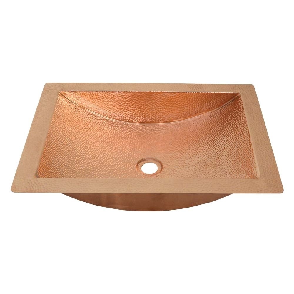Avila Polished Copper Undermount Bathroom Sink Polished Copper