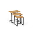 Avinash 3Pc Set Nest Table 23H X 22W X 15D