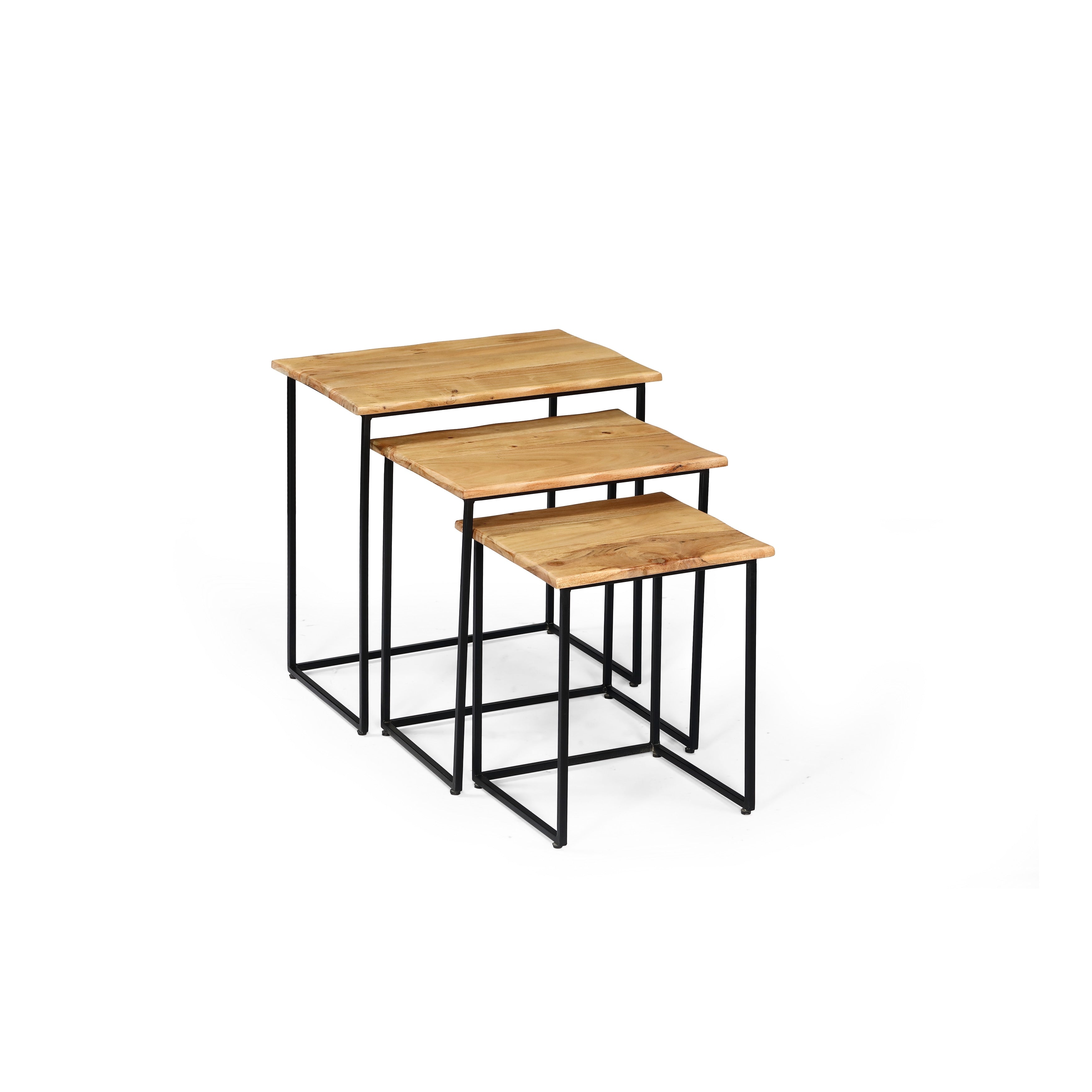 Avinash 3Pc Set Nest Table 23H X 22W X 15D