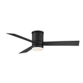 Axis 52 Inch Three Speed Indoor Outdoor Smart Flush Mount Ceiling Fan With Six Speed Dc Motor And Led Light.