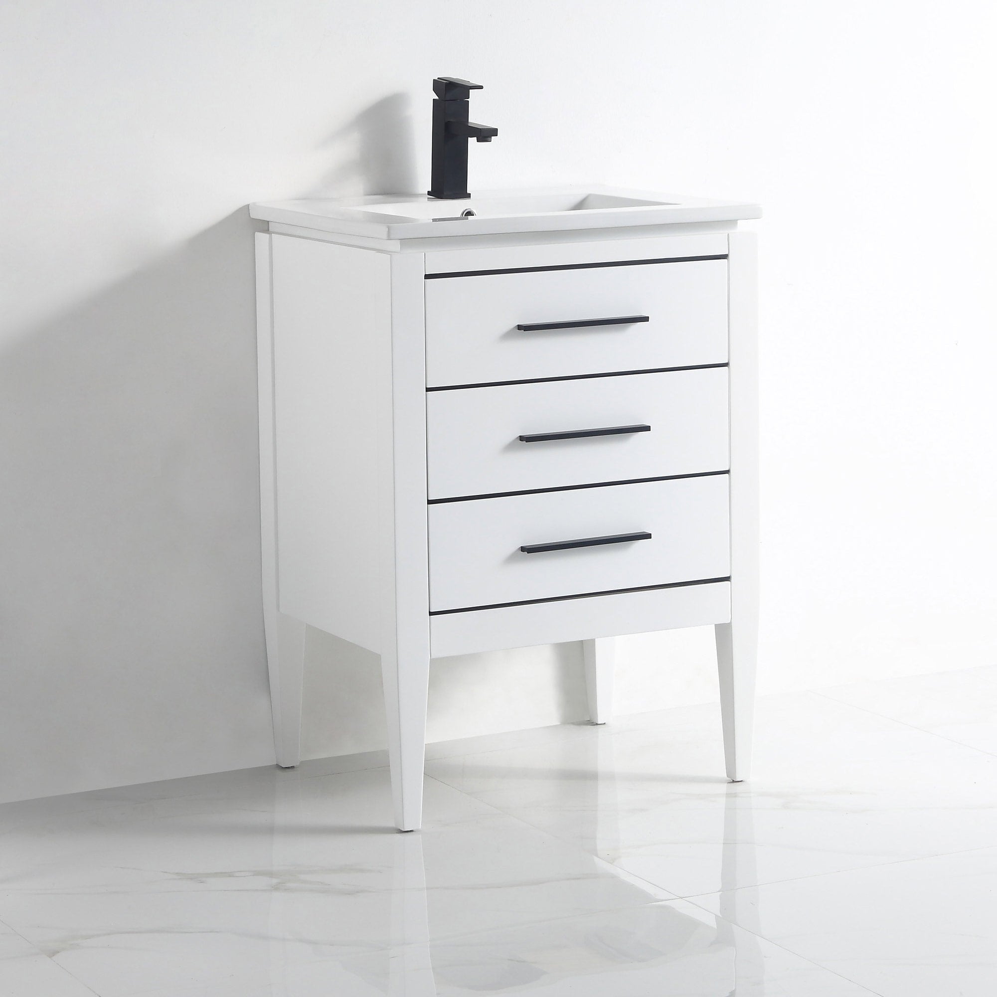 Ayer 24 Single Bathroom Vanity Set