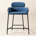 Azalea Blue Velvet Dining Chair Set of 4