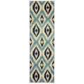 Azul Vue Blue Grey Area Rug 23 X 76 23 X 76 Runner