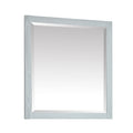Azzuri Riley M28 Riley 32 X 28 Rectangular Framed Beveled Edge Mirror White