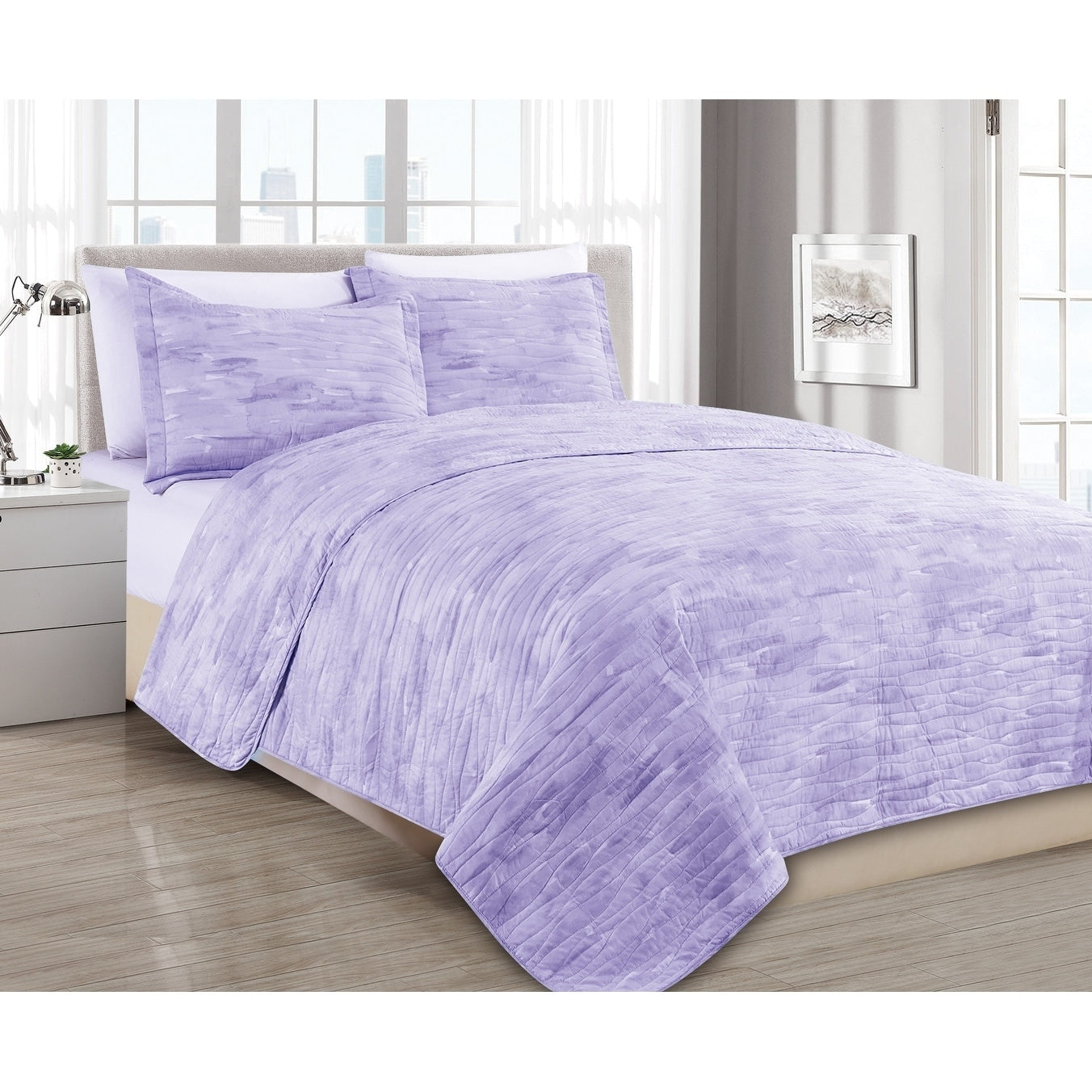 Barbarian By Barbra Ignatiev Sleepy Texture 2 3Pc Quilt Set