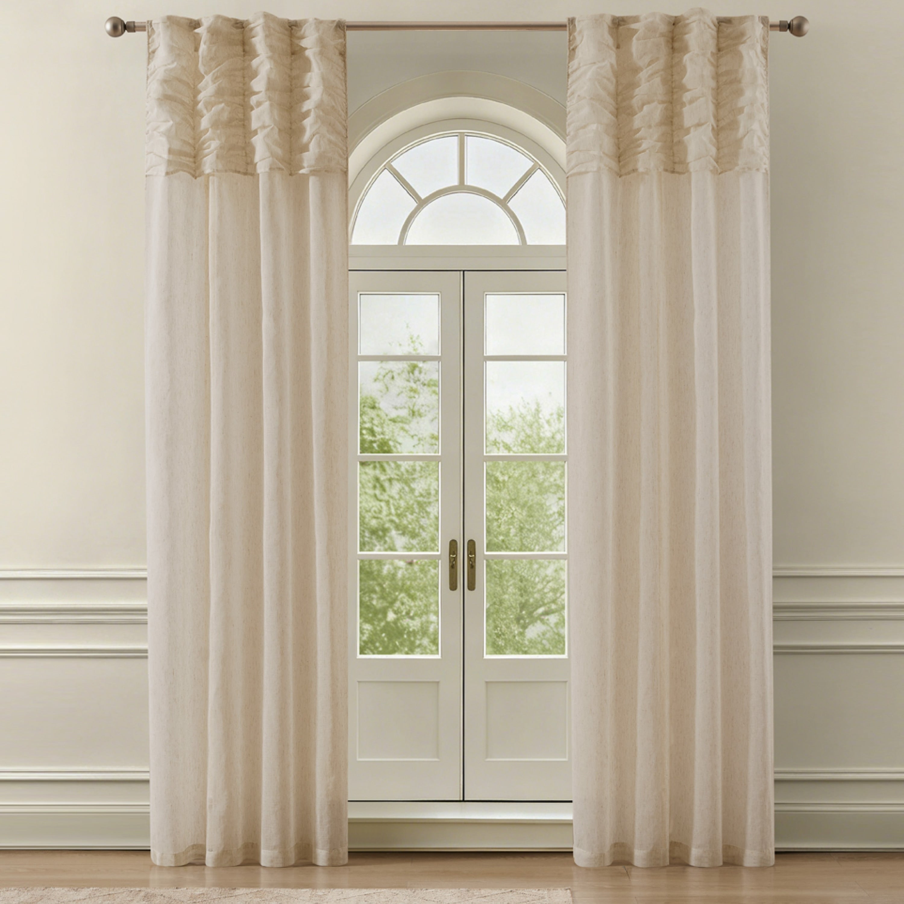 Bcbgmaxazria Dixie Sheer Window Curtains 37 X 84