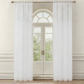 Bcbgmaxazria Zinnia Sheer Window Curtains 37 X 84