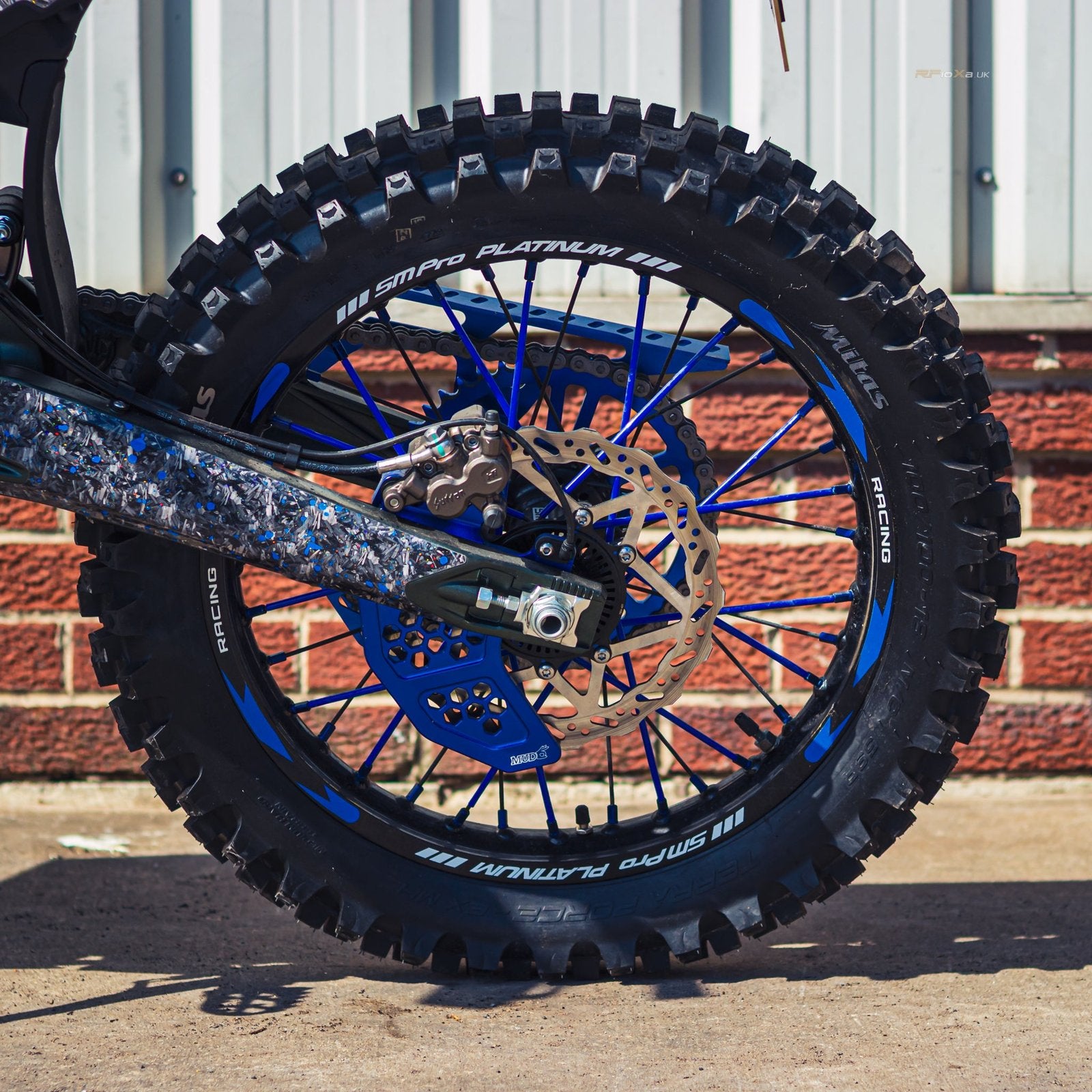 SM PRO ULTRA BEE WHEEL SET 21/18″ STANDARD BLUE/BLUE COMBO