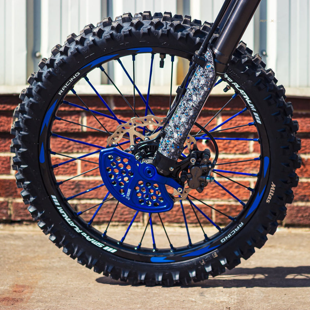 SM PRO ULTRA BEE WHEEL SET 21/18″ STANDARD BLUE/BLUE COMBO