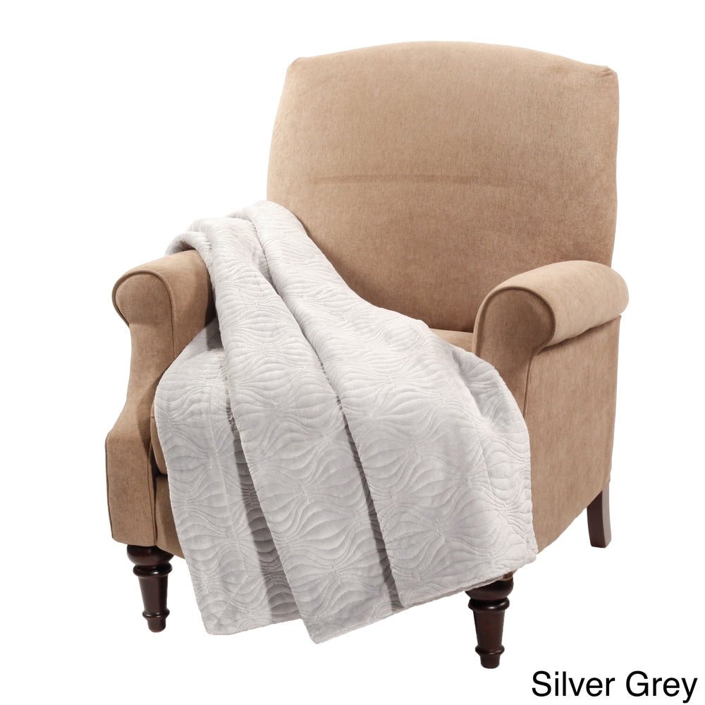 Boon Quilted Flannel Throw