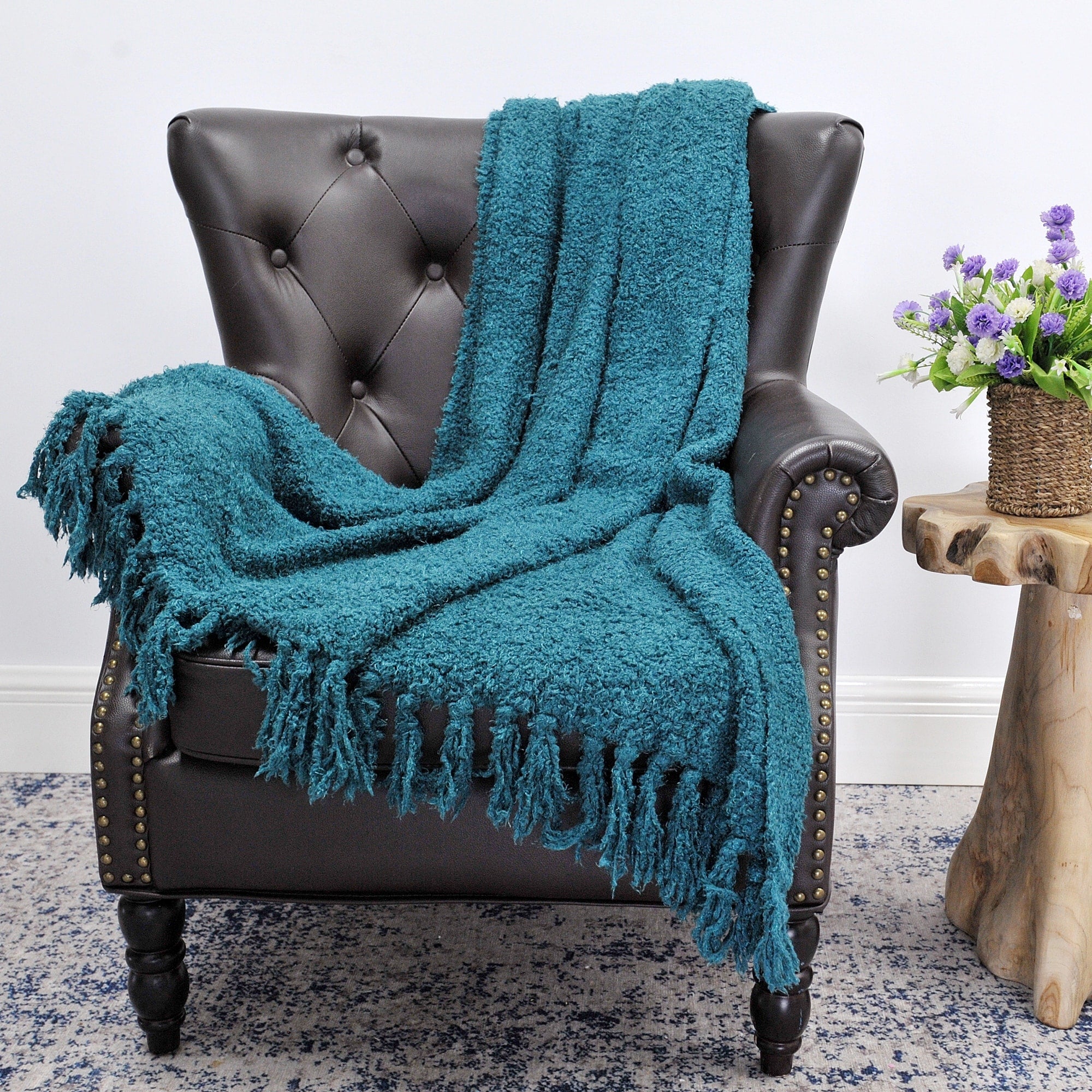 Boon Fluffy Woven Throw