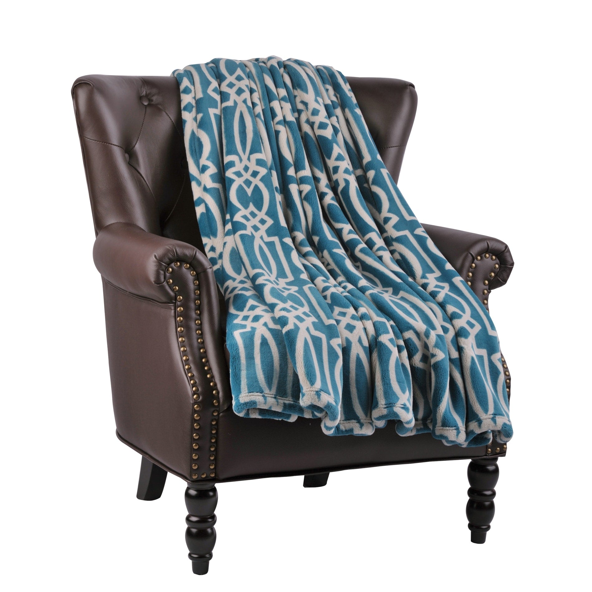 Boon Flannel Velvet Carteret Couch Cover Throw Blanket 60 X 70 60 X 70