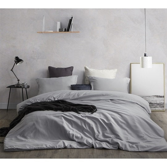 Byb Duvet Cover Glacier Gray Supersoft Bedding