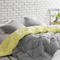 Byb Limelight Yellow Alloy Reversible Comforter