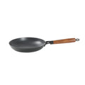 Babish 9.5 Or 11 Cast Iron Skillet With Wooden Handle Pre Seasoned Nonstick Pan Induction