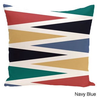 Backgammon Geometric Print 18 Inch Outdoor Pillow