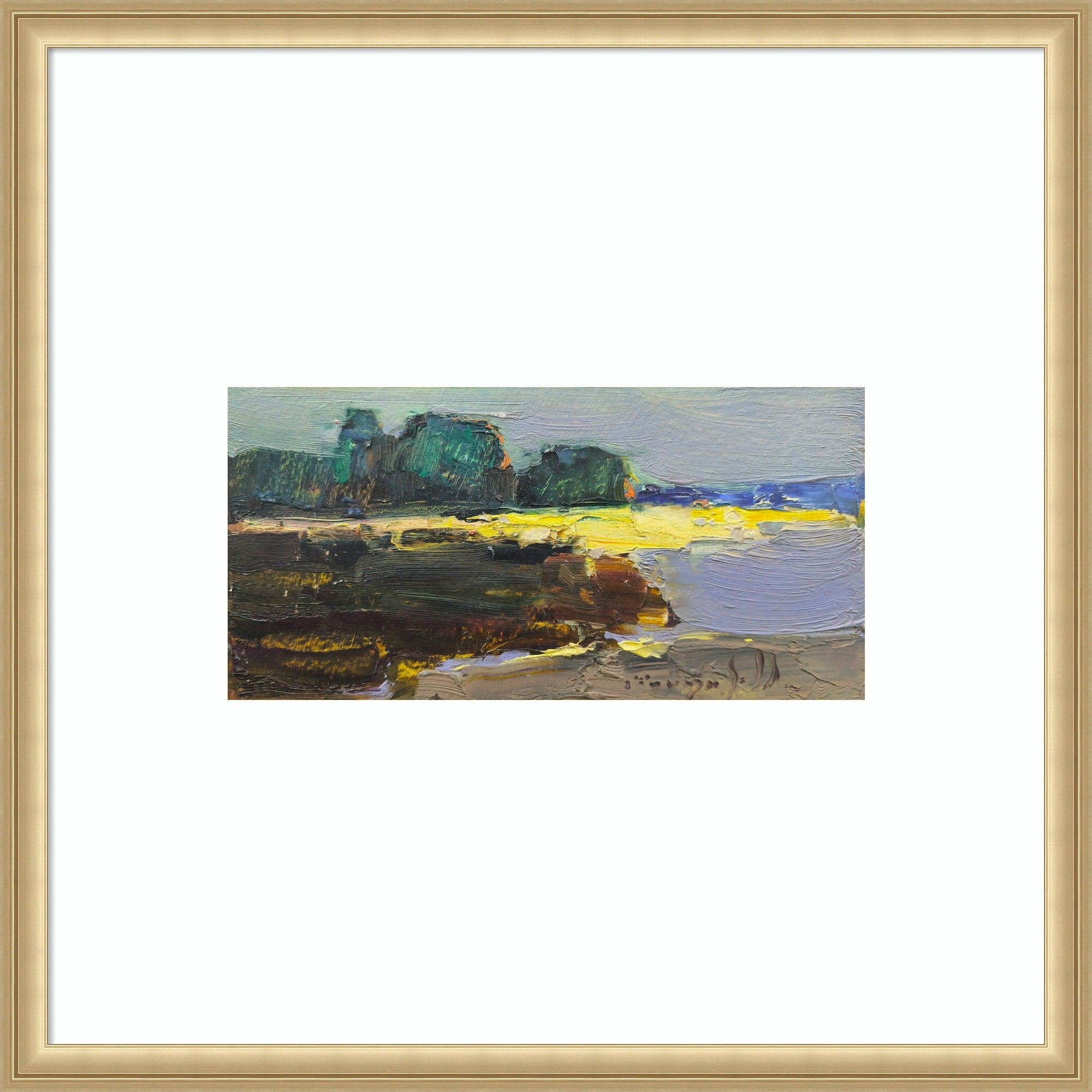 Backwater By Alexander Shandor Wood Framed Wall Art Print
