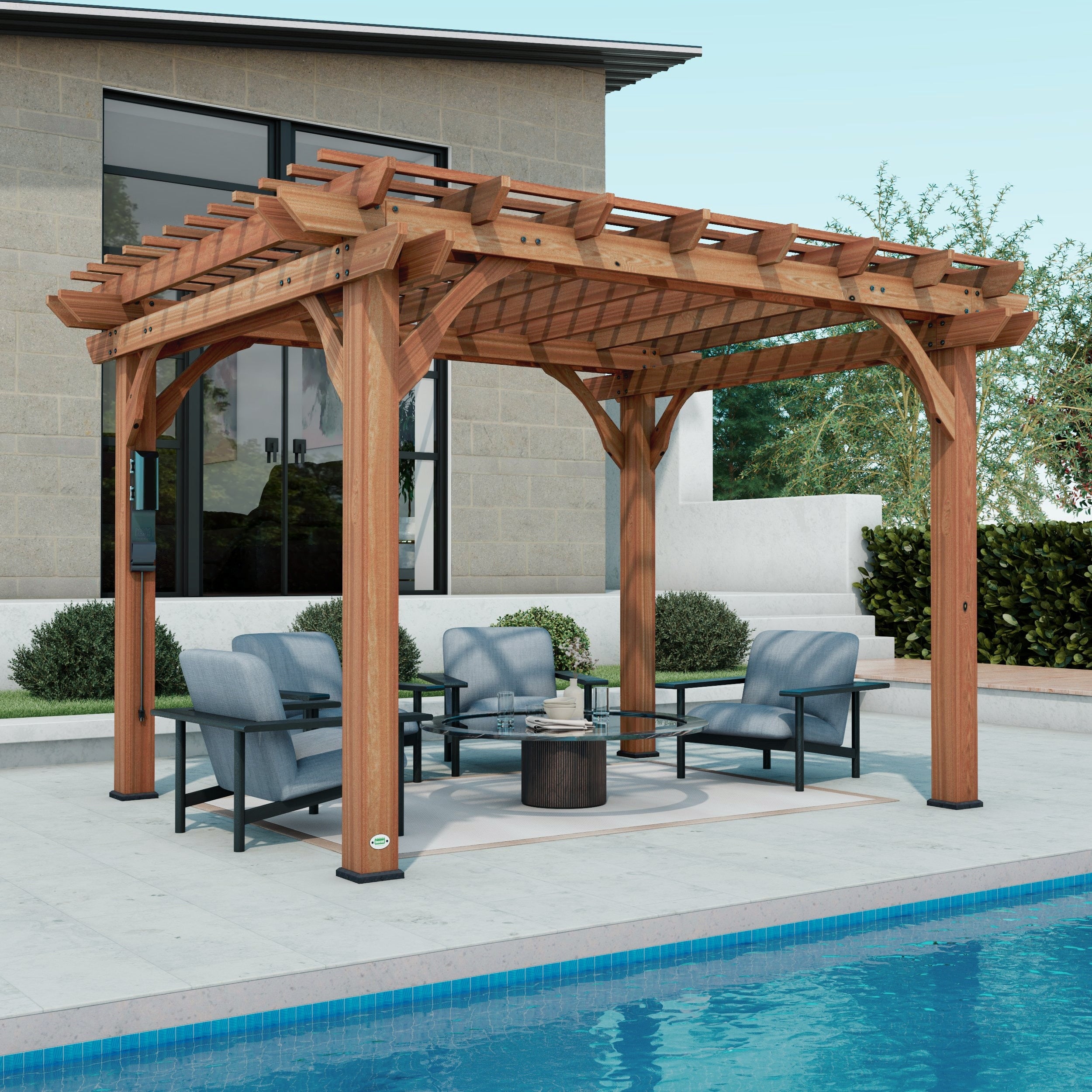 Backyard Discovery Cedar Pergola 10 X 12