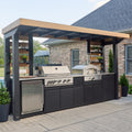 Backyard Discovery Fusion Flame 2 Outdoor Kitchen Grill Pizza Oven