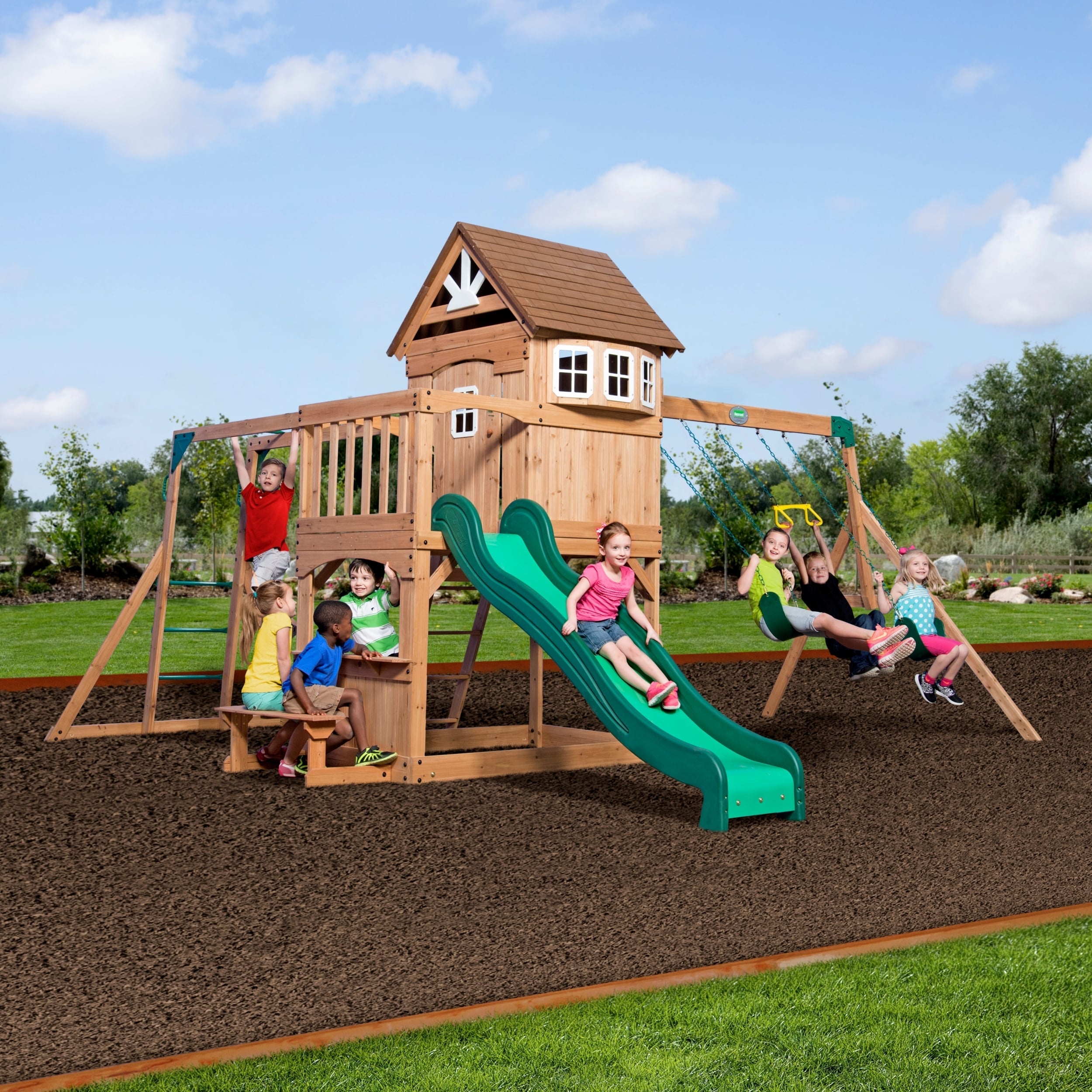 Backyard Discovery Montpelier All Cedar Swing Set