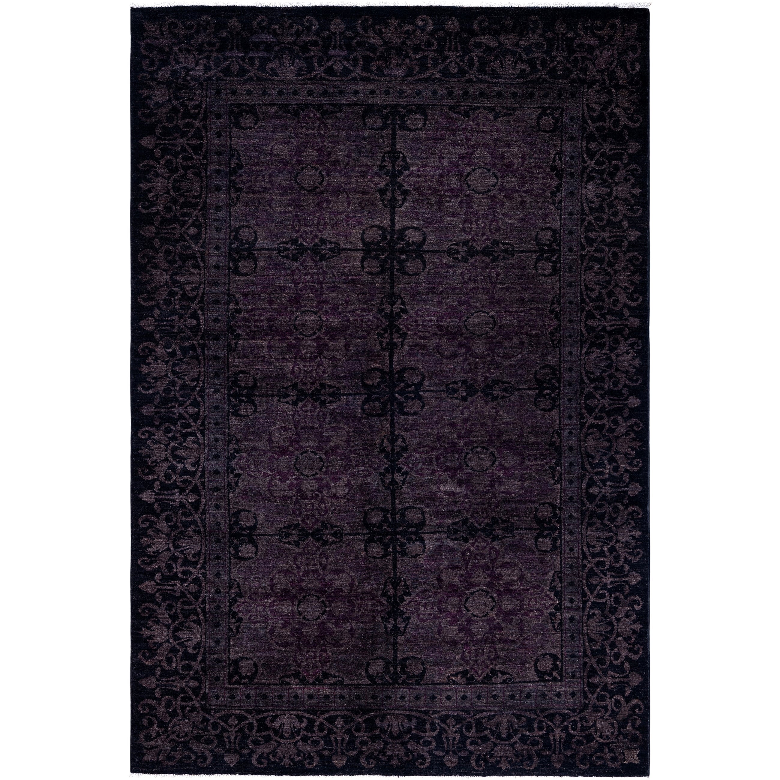 Badamam Hand Knotted Area Rug 61 X 91