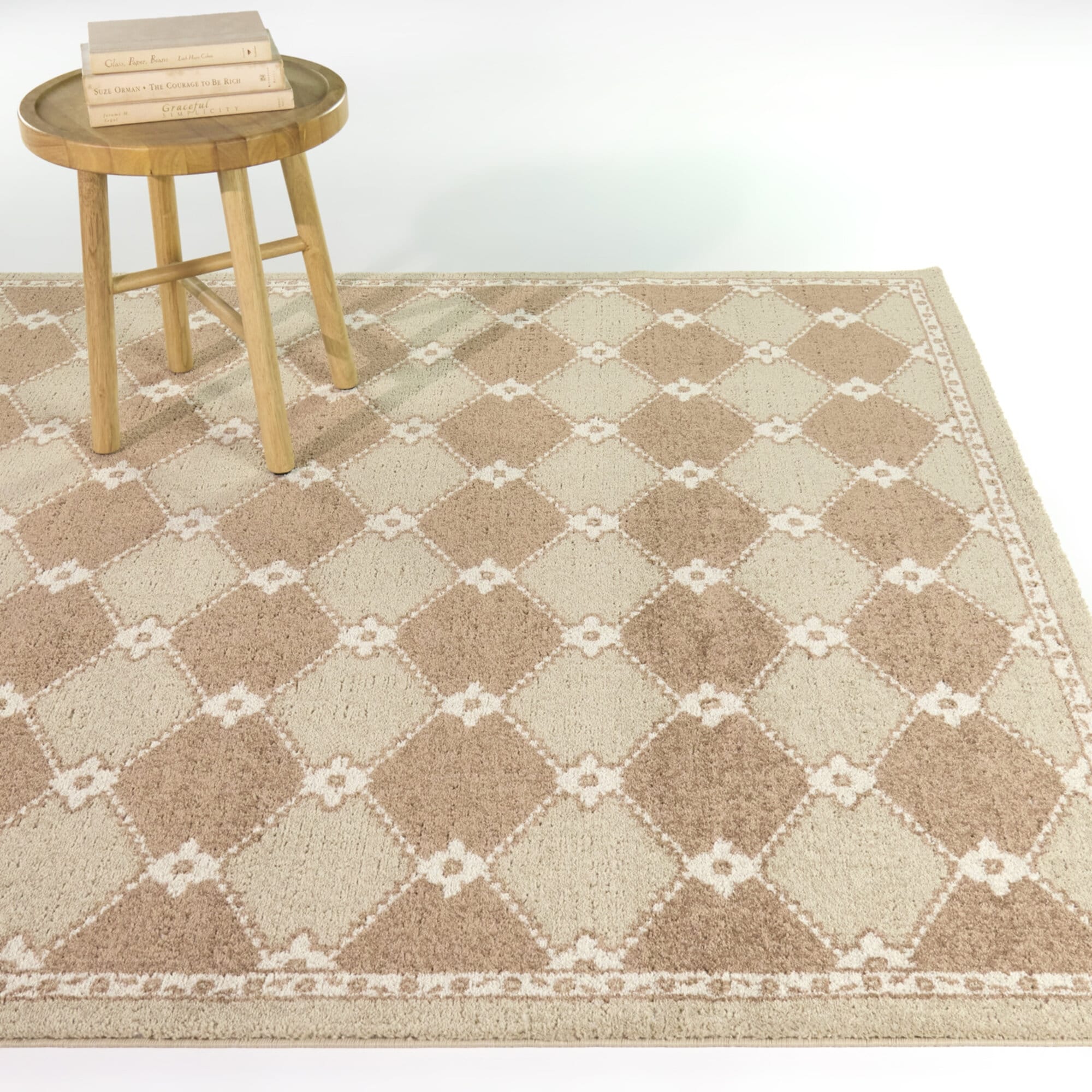 Badian Transitional Geometric Area Rug
