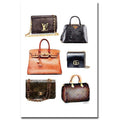Bag Collection By Amanda Greenwood Gallery Wrapped Canvas Giclee Art 24 In X 16 In Ready To Hang