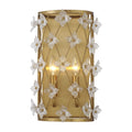 Bailey 2 Light Wall Sconce In Warm Brass