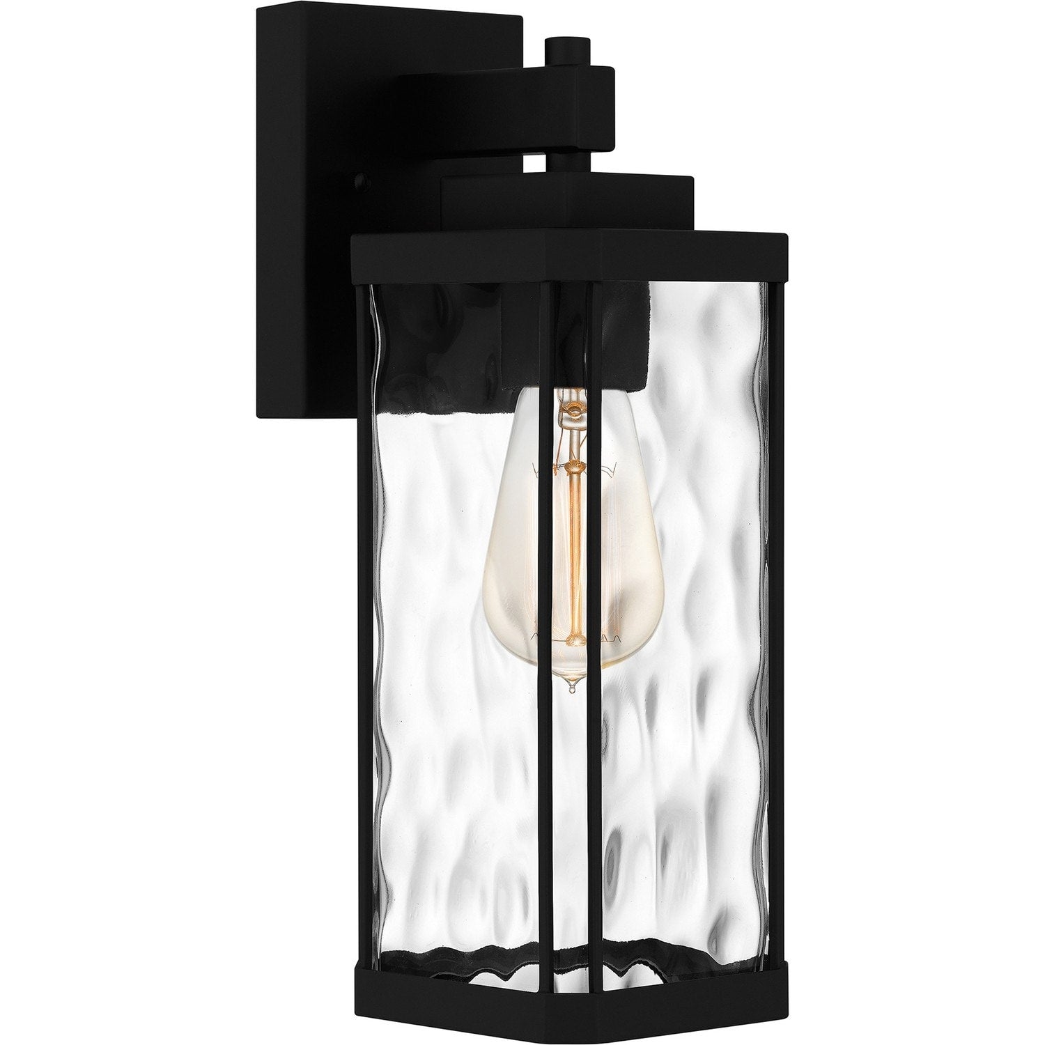 Balchier 1 Light Outdoor Wall Mount In Matte Black