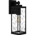 Balchier 1 Light Outdoor Wall Mount In Matte Black