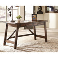 Signature Design By Ashley Baldridge Rustic Brown Home Office Large Leg Desk