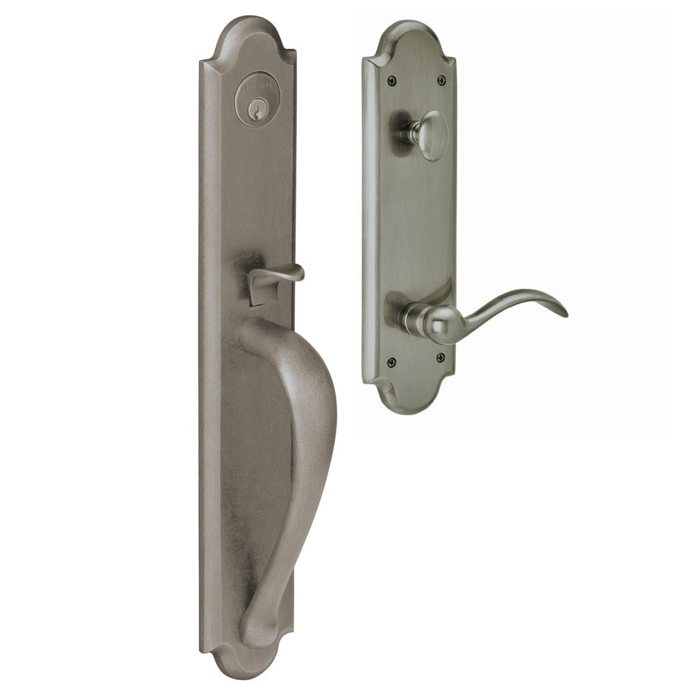 Baldwin 6402.Lfd Left Handed Boulder Full Dummy Handleset With Beavertail Lever
